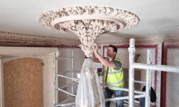 Master plasterer Paul Griffin: ‘They don’t make buildings like these anymore’